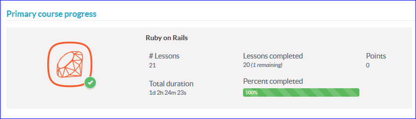 Progress Bar Shows 100% for Codebashing Training, but with Remaining ...